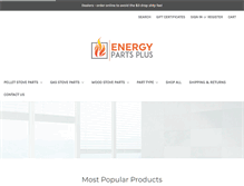 Tablet Screenshot of energypartsplus.com